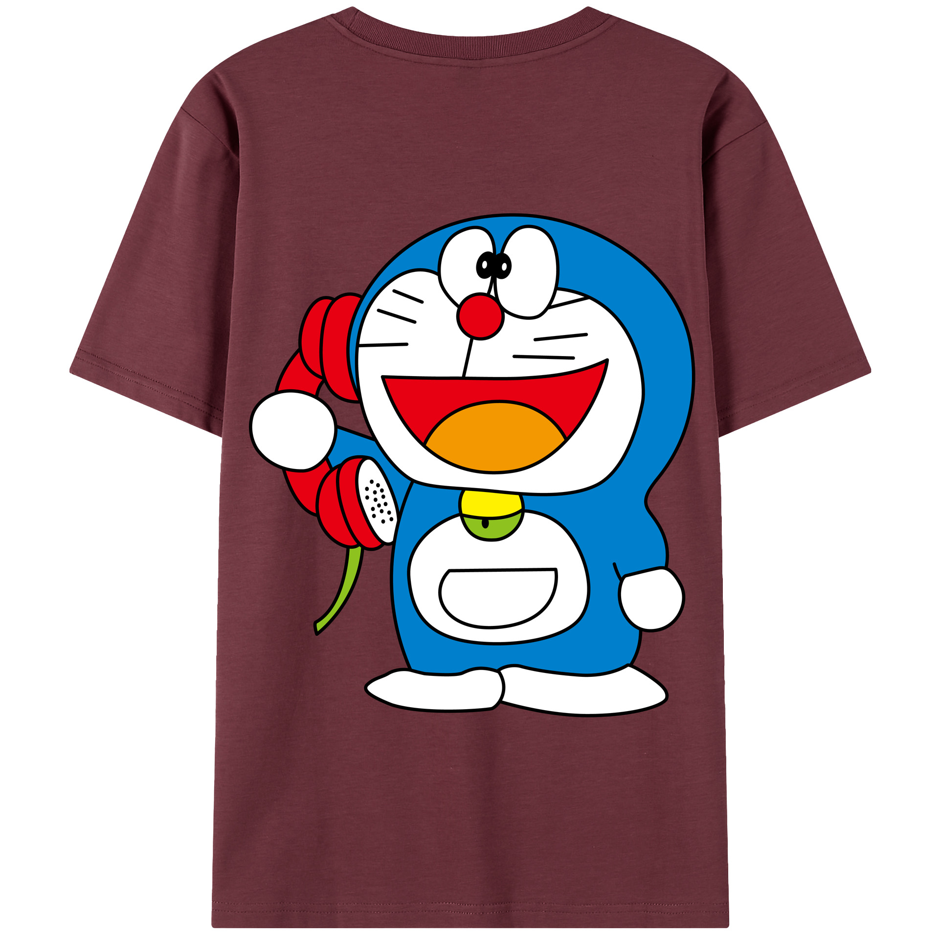 （画像用） ドラえもん Doraemon 綿100％半袖Tシャツ（背面プリント）